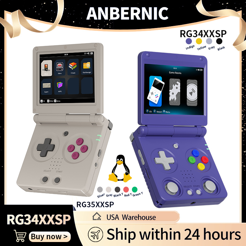 Retro Gaming Monitor - Anbernic RG34XXSP RG35XXSP Console di gioco