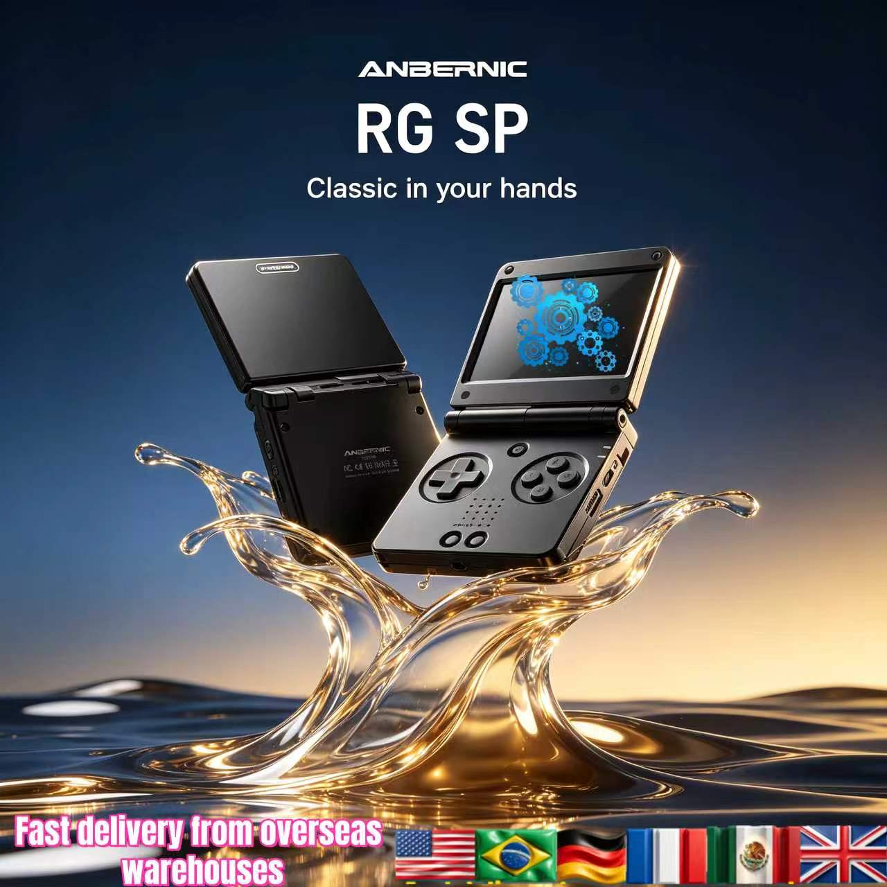 Retro Gaming For Tv - Console di gioco portatile Anbernic RGSP