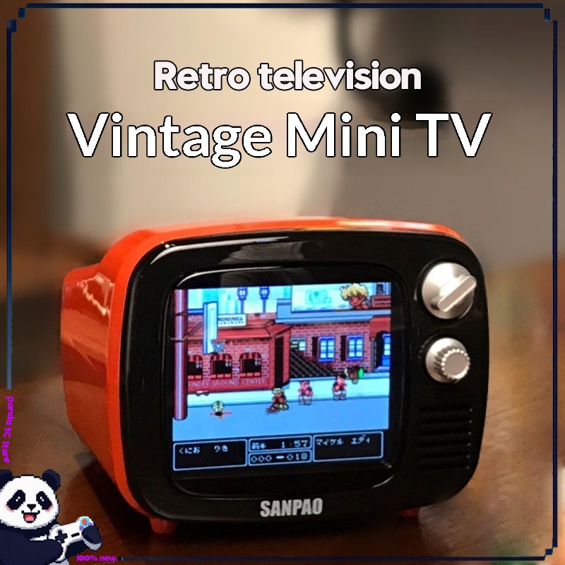 Retro Gaming For Tv - Mini TV da Tavolo Retrò con