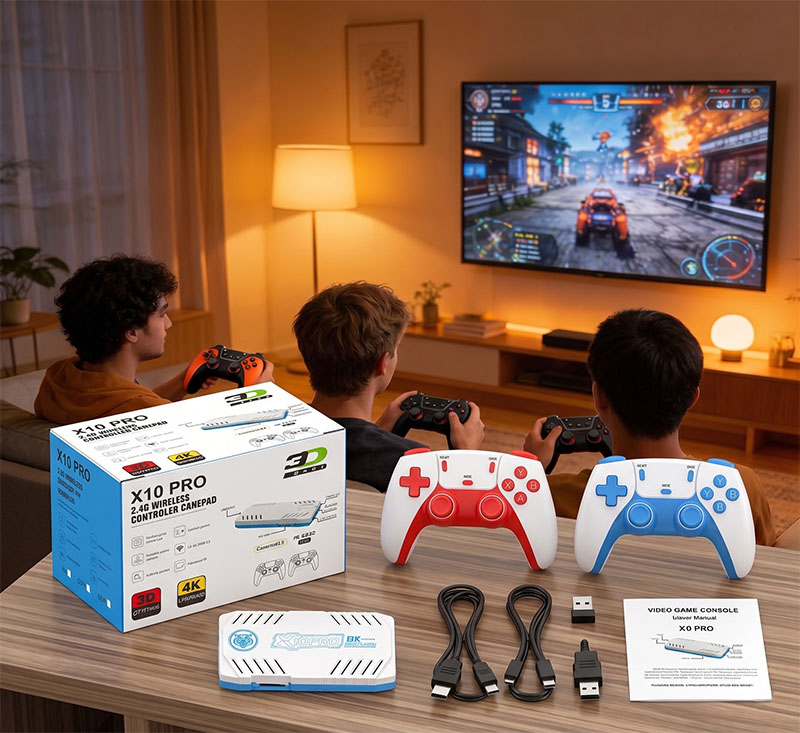 Retro Gaming For Tv - Console di Gioco Portatile Retro X10