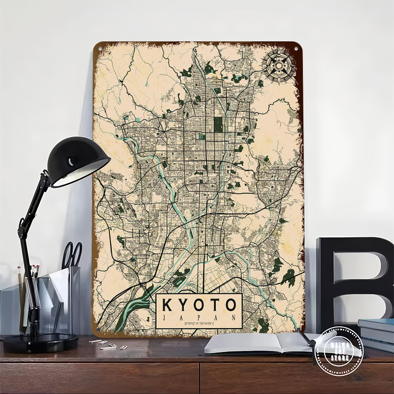 Mappa della città di Kyoto, Gi - Retro Gaming Japan recensione e prezzo