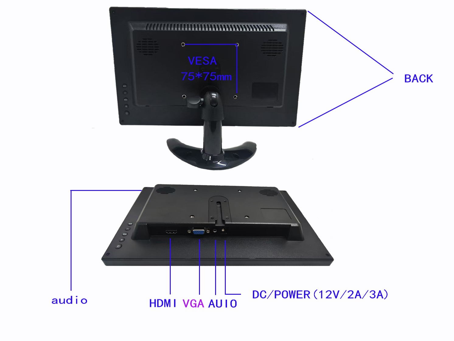 Monitor LCD TFT da 11,6 pollic - Retro Gaming Monitor recensione e prezzo