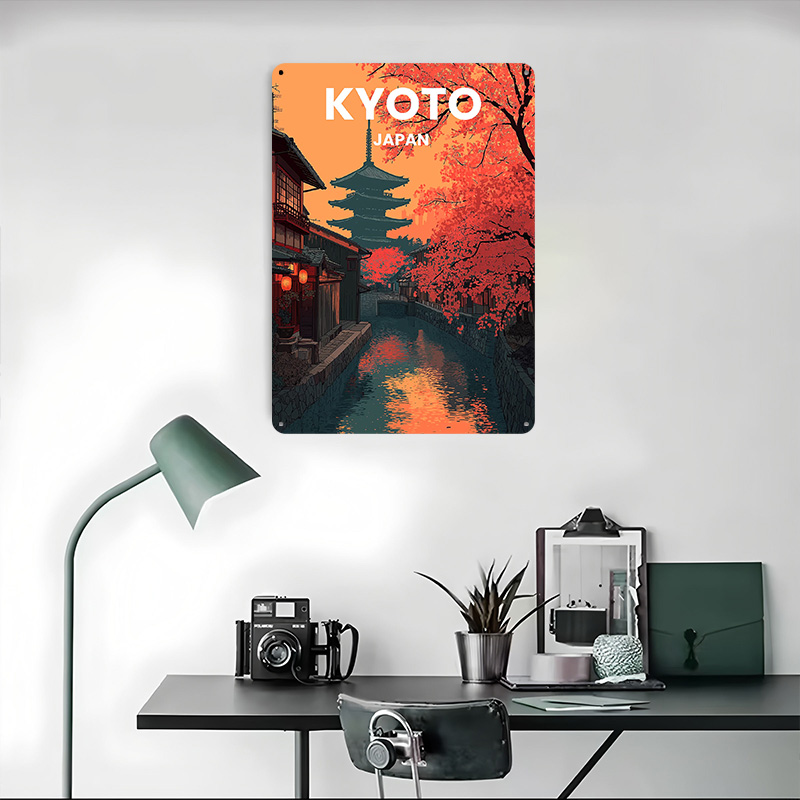 Poster in Metallo Pagoda di Ky - Retro Gaming Kyoto recensione e prezzo