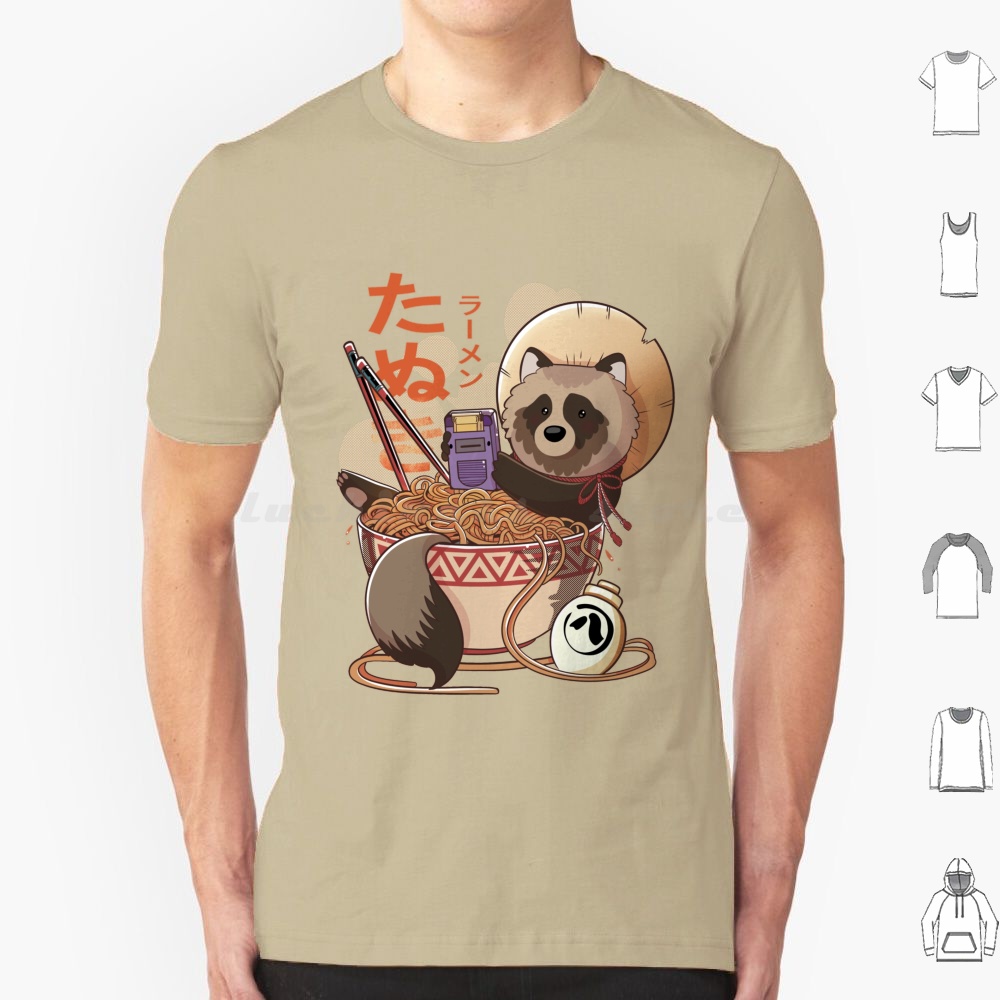 Tanuki Ramen T Shirt Big Size  - Retro Gaming Japan recensione e prezzo