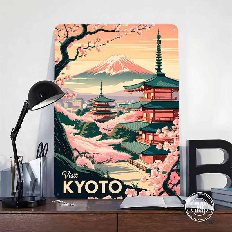 Visita Kyoto: Poster Metallico - Retro Gaming Kyoto recensione e prezzo
