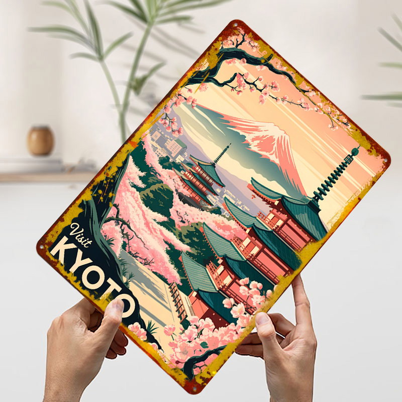 Visita Kyoto: Poster Metallico - Retro Gaming Kyoto recensione e prezzo
