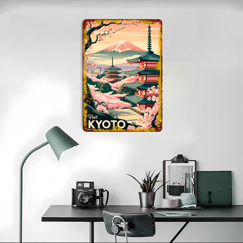 Visita Kyoto: Poster Metallico - Retro Gaming Kyoto recensione e prezzo